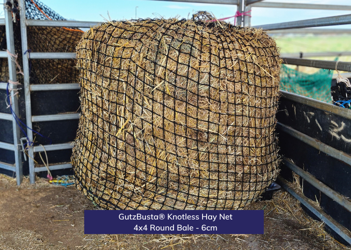 GutzBusta knotless 4x4 Round Bale- 6cm