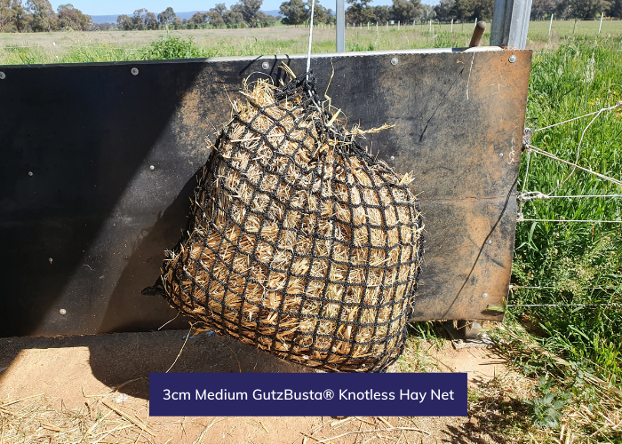 Empty Hay Net Knotless Hay Nets - Small – Gutzbusta UK
